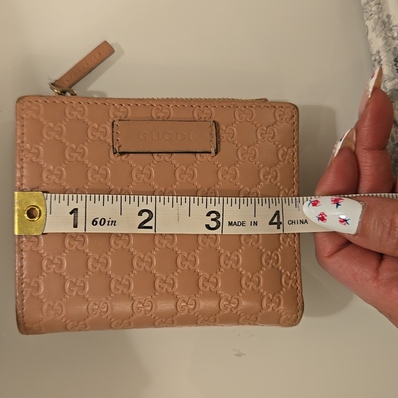 🎀 Pink GUCCI Microguccissima Bi-Fold Wallet - Picture 15 of 16
